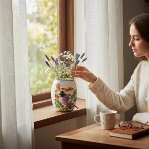 Whimsical 3D Vintage Japan Bird Planter Vase Inspired by Niagara Falls